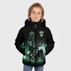 Зимняя куртка для мальчиков 3D Kawasaki Ninja Cup - фото 2