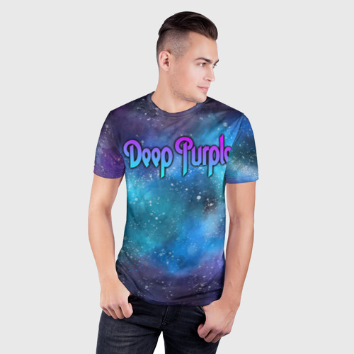 Мужская футболка 3D Slim Deep Purple, цвет 3D печать - фото 3
