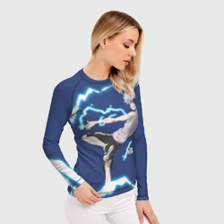 Женский рашгард 3D Молния HH Киллуа Золдик - фото 2