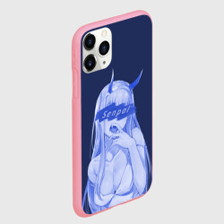 Чехол для iPhone 11 Pro Max матовый Zero Two Senpai - фото 2