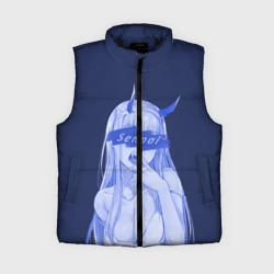 Женский жилет утепленный 3D Zero Two Senpai