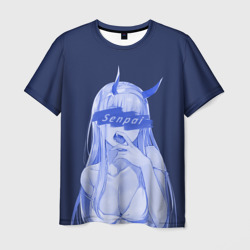 Zero Two Senpai – Мужская футболка 3D с принтом купить со скидкой в -26%
