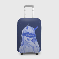 Чехол для чемодана 3D Zero Two Senpai