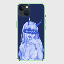 Чехол для iPhone 14 Zero Two Senpai