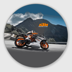 Круглый коврик для мышки KTM Racing team