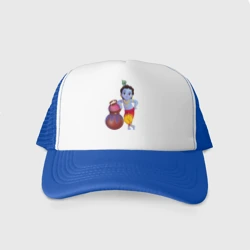 Кепка тракер с сеткой Кришна