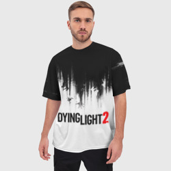 Мужская футболка oversize 3D Dying Light 2 - фото 2