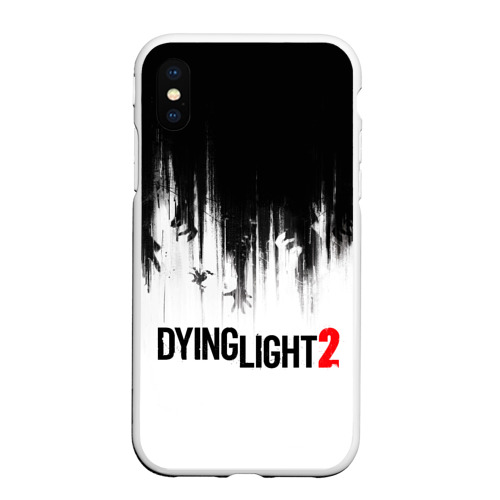 Чехол для iPhone XS Max матовый с принтом Dying Light 2, вид спереди #2