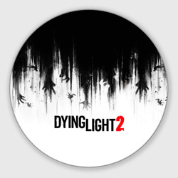 Круглый коврик для мышки Dying Light 2