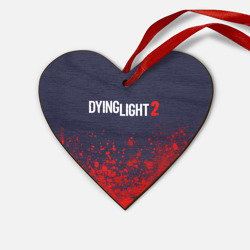 Деревянная игрушка Сердце Dying light 2 Даинг лайт