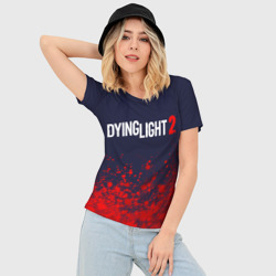 Женская футболка 3D Slim Dying light 2 Даинг лайт - фото 2