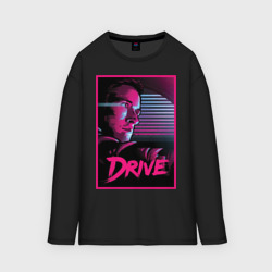 Мужской лонгслив oversize хлопок Retro wave style