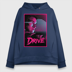 Женское худи Oversize хлопок Retro wave style