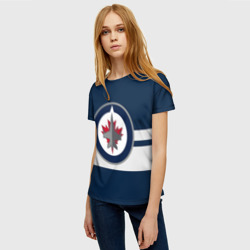 Женская футболка 3D Виннипег Джетс НХЛ - фото 2