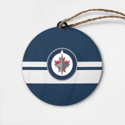 Деревянная игрушка круг Виннипег Джетс НХЛ