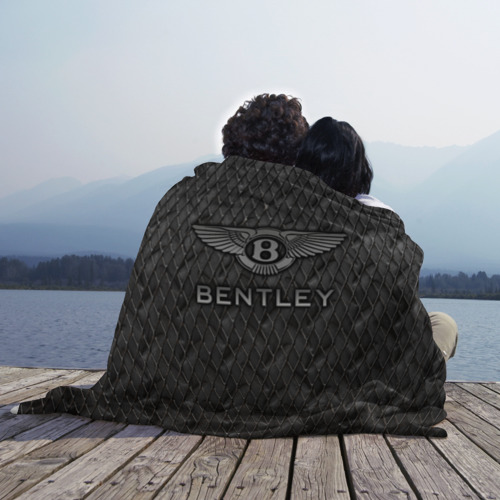 Плед 3D Bentley, цвет 3D (велсофт) - фото 3