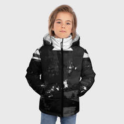 Зимняя куртка для мальчиков 3D Гранж-абстакция - фото 2