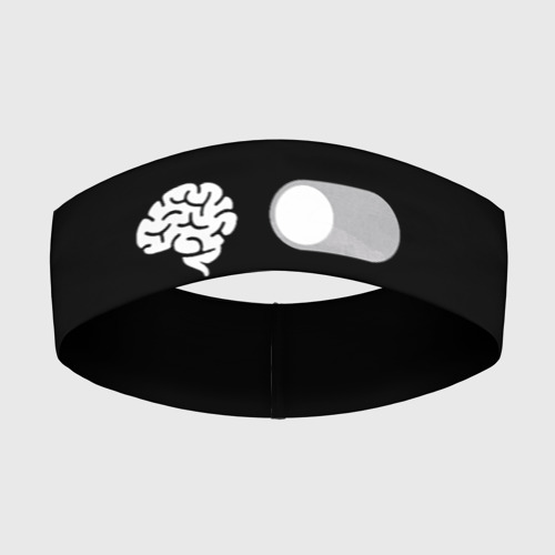 Повязка на голову 3D Мозг отключись