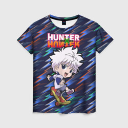 Женская футболка 3D Киллуа Hunter x Hunter