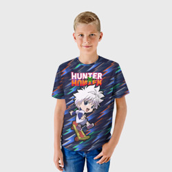 Детская футболка 3D Киллуа Hunter x Hunter - фото 2