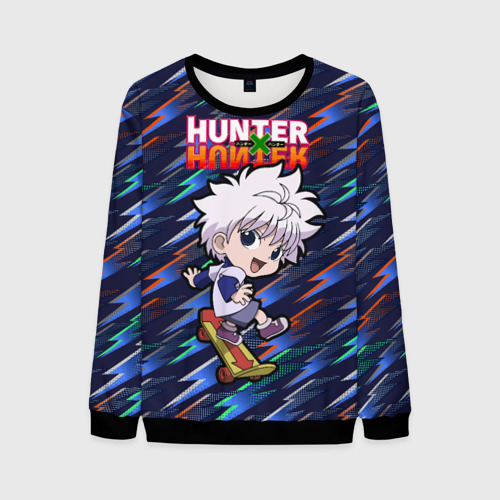 Мужской свитшот 3D Киллуа Hunter x Hunter, цвет черный