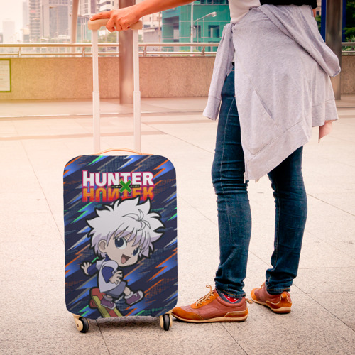 Чехол для чемодана 3D Киллуа Hunter x Hunter, цвет 3D печать - фото 4