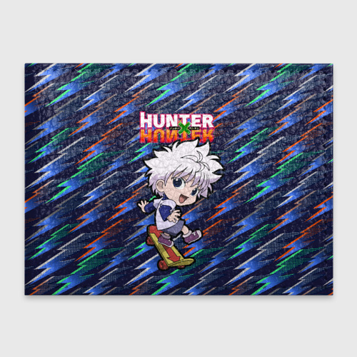 Обложка для студенческого билета Киллуа Hunter x Hunter, цвет бирюзовый
