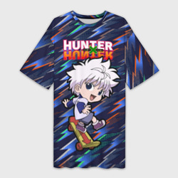 Платье-футболка 3D Киллуа Hunter x Hunter