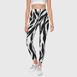 Леггинсы 3D Зебра - фото 2