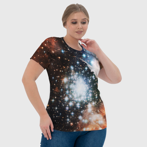 Женская футболка 3D Cosmo star s, цвет 3D печать - фото 6