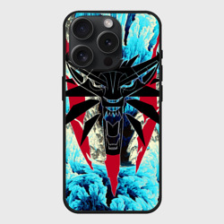 Чехол силиконовый для Apple iPhone 15 Pro матовый Ведьмак