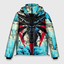 Мужская зимняя куртка 3D Ведьмак