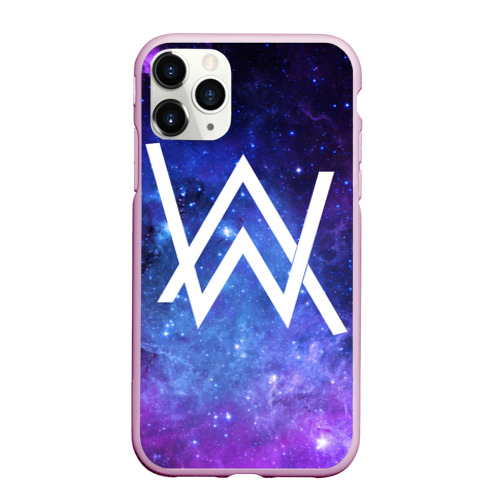 Чехол для iPhone 11 Pro Max матовый Alan Walker, цвет розовый