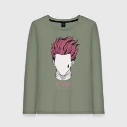 Женский лонгслив хлопок Розовые волосы Hunter