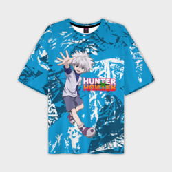 Мужская футболка oversize 3D Киллуа Hunter x Hunter