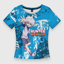 Женская футболка 3D Slim Киллуа Hunter x Hunter