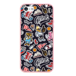 Чехол для iPhone 5/5S матовый Pop art