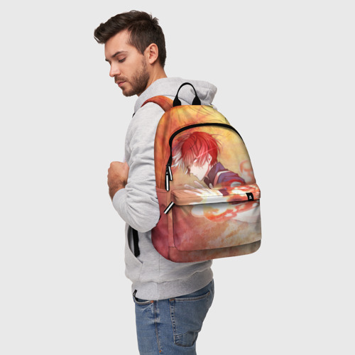 Рюкзак 3D с принтом Тодороки Шото, фото на моделе #1