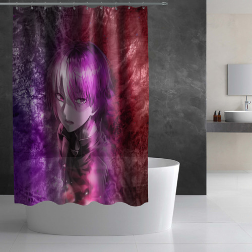 Штора 3D для ванной Шото Тодороки - фото 2