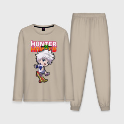 Мужская пижама с лонгсливом хлопок Киллуа Hunter   x Hunter