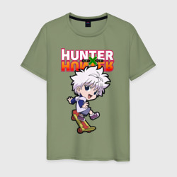 Мужская футболка хлопок Киллуа Hunter   x Hunter