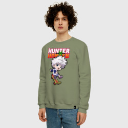 Мужской свитшот хлопок Киллуа Hunter   x Hunter - фото 2