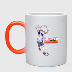 Кружка хамелеон Киллуа Hunter x   Hunter