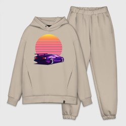 Мужской костюм oversize хлопок Retrowave