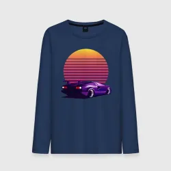 Мужской лонгслив хлопок Retrowave
