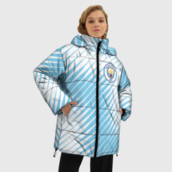 Женская зимняя куртка Oversize Manchester city - фото 2