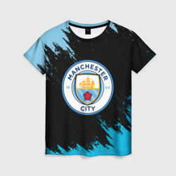 Женская футболка 3D Manchester city