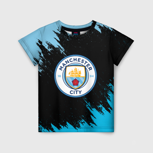 Детская футболка 3D Manchester city, цвет 3D печать