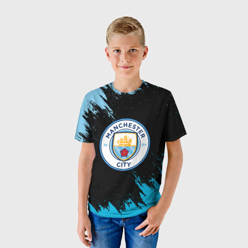 Детская футболка 3D Manchester city, цвет 3D печать - фото 3