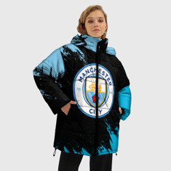 Женская зимняя куртка Oversize Manchester city - фото 2